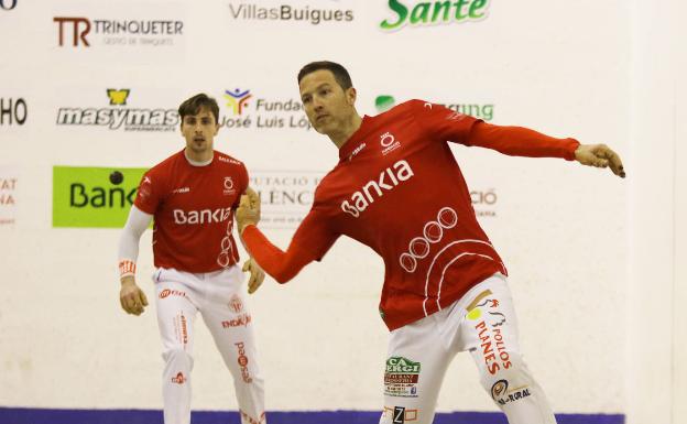 Un derbi en el trinquet