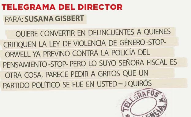 Telegrama para Susana Gisbert