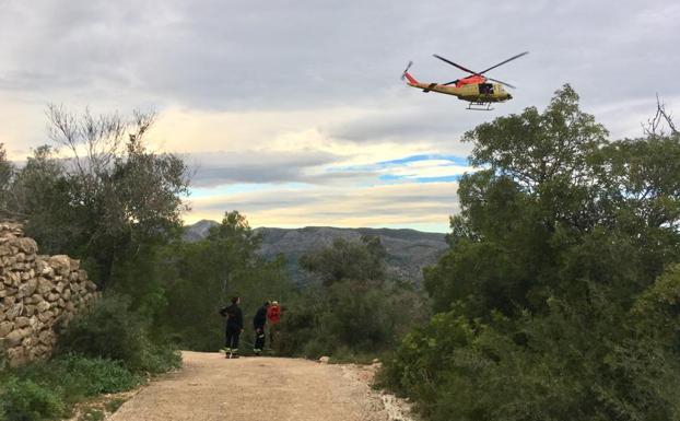 Un amplio dispositivo busca a un hombre desaparecido en Gata