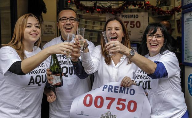 00750, tercer premio de la Lotería, cae en once municipios de la Comunitat Valenciana