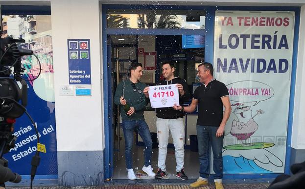 41710, cuarto premio de la Lotería de Navidad 2019, vendido en Cullera y Alicante