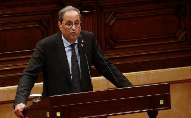 Torra acelerará a partir de enero un pacto entre los grupos secesionistas para ejercer la autodeterminación