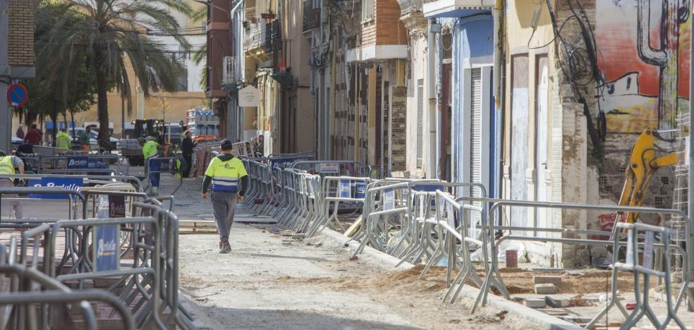 El Ayuntamiento admite su mala gestión al acabar sólo un 3% de obras del Cabanyal