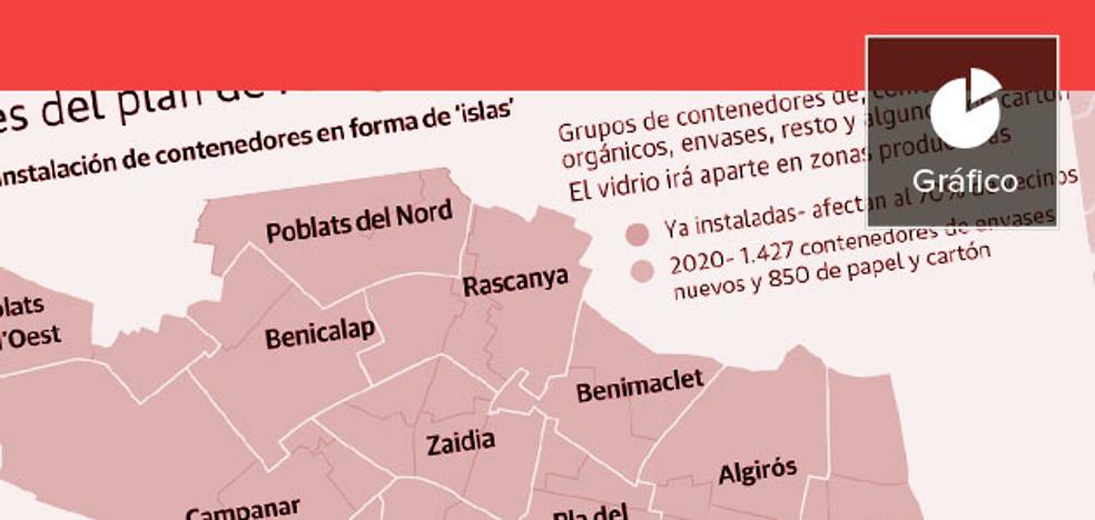 Valencia reordena la recogida de basura tras encabezar la suciedad las quejas vecinales