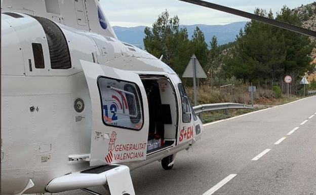 Herido un menor de 15 años al caer por un terraplén de ocho metros