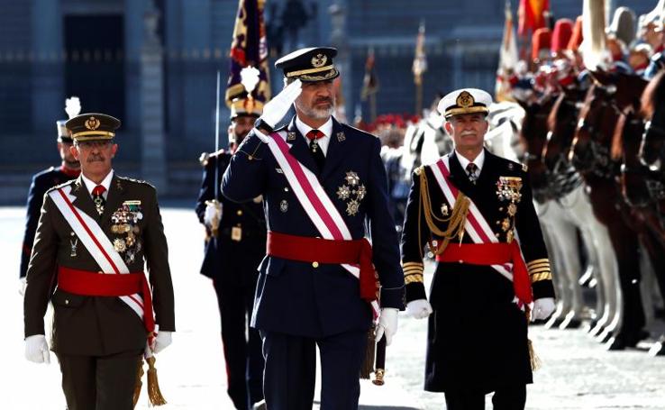 La tradicional ceremonia de la Pascua Militar, en fotos