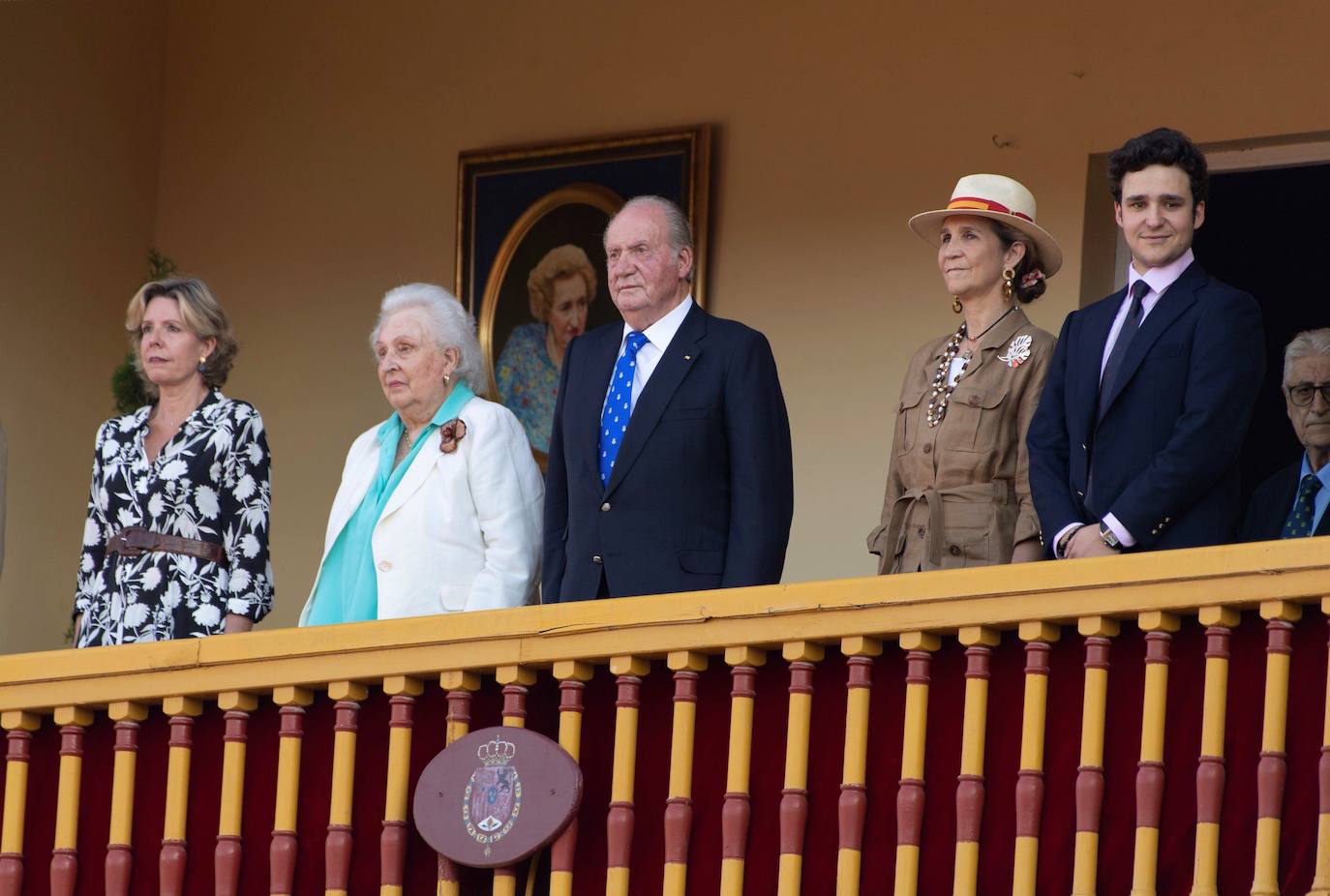 La infanta Pilar de Borbón, entre las obligaciones familiares y el deporte