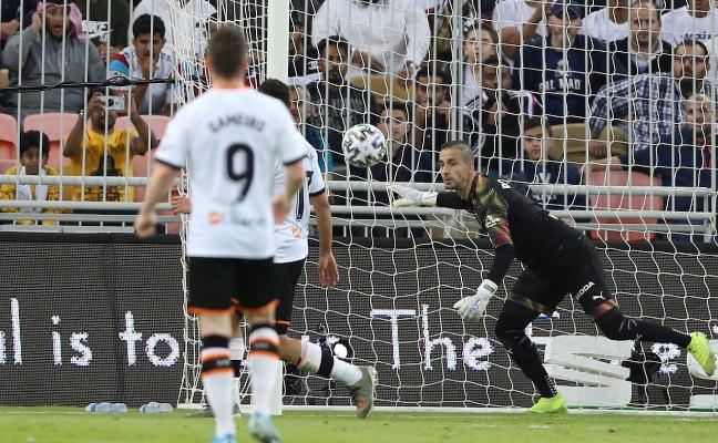 Jaume, durante el partido de la Supercopa contra el Real Madrid/EFE/EPA/STR