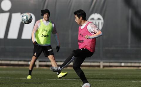 Kang In se fija como objetivo estar listo contra el Mallorca