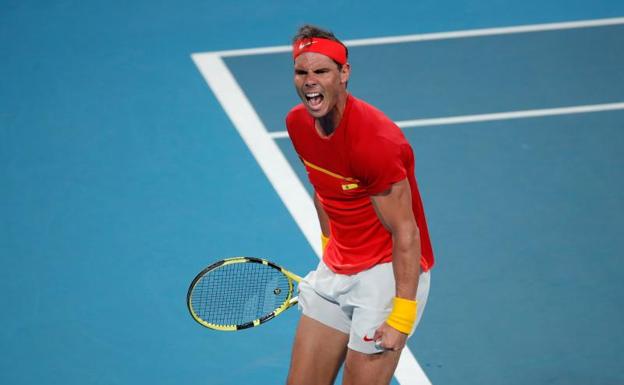 Nadal espanta al demonio y España estará en la final