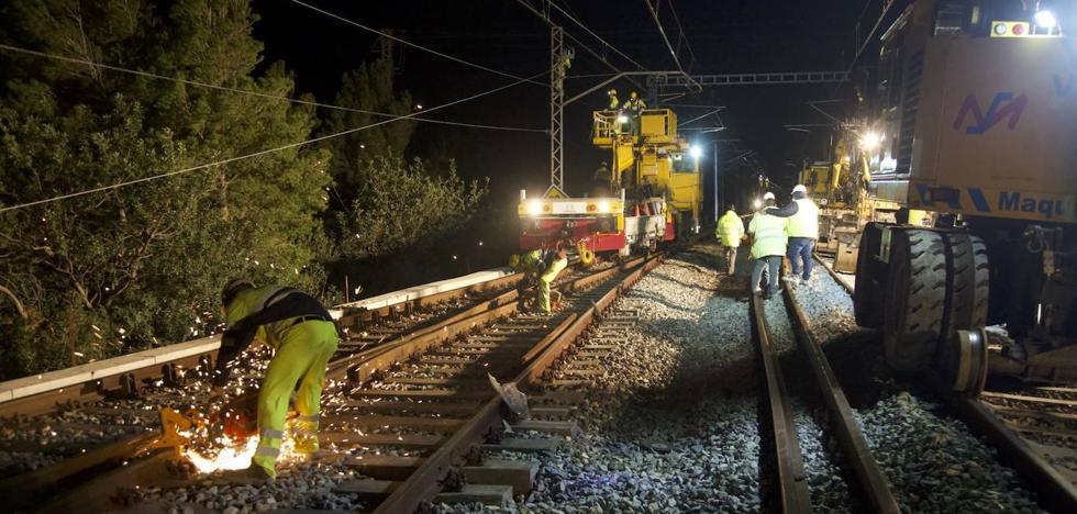 Así avanzan las últimas obras para recortar en 30 minutos el trayecto en tren Valencia-Barcelona