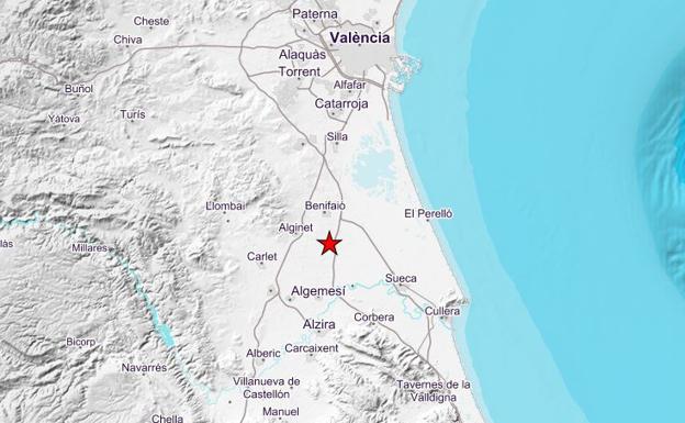 Terremoto de magnitud 2,9 en el sur de Benifaió