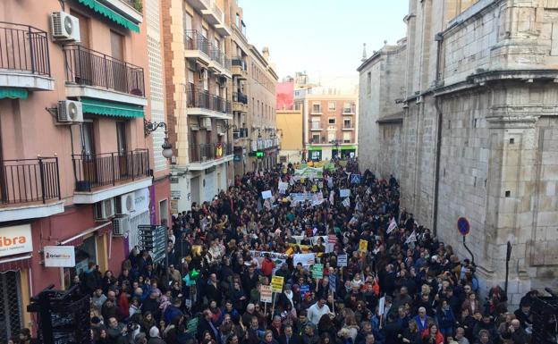 Casi 20.000 personas claman contra el modelo lingüístico de Marzà