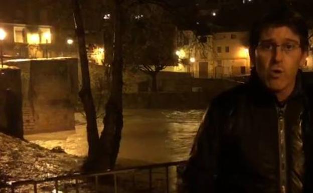 La crecida del río Clariano obliga a desalojar un barrio de Ontinyent