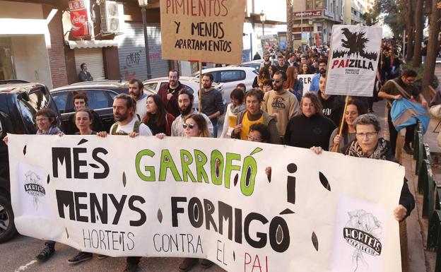 Una manifestación en Benimaclet reclama frenar el PAI