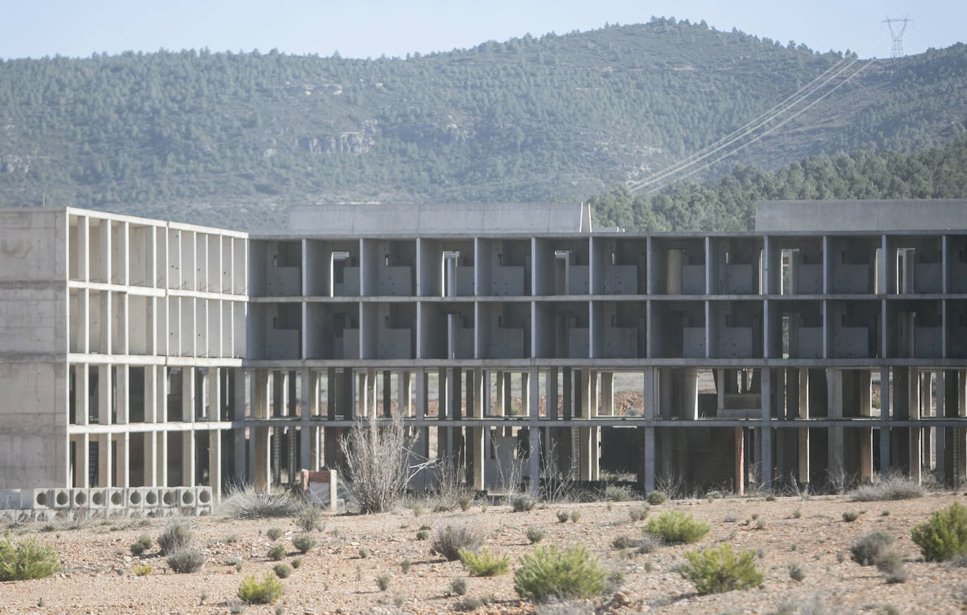 Obras paradas en la cárcel de Siete Aguas