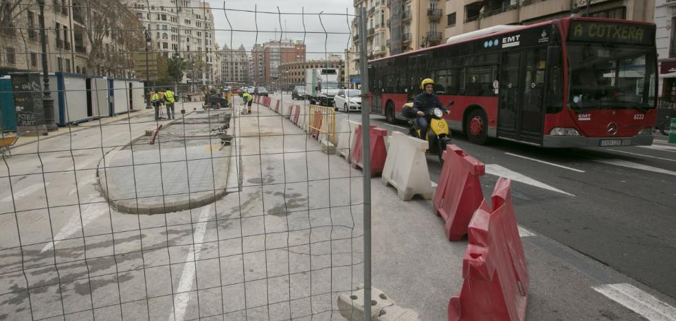 El colapso acecha en la calle Xàtiva
