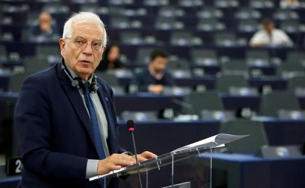 Borrell carga contra Ciudadanos, PP y Vox por llevar el 'caso Ábalos' a la Eurocámara