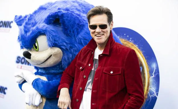 Jim CArrey da vida al villano Robotnik en 'Sonic The Hedgehog'./ Efe