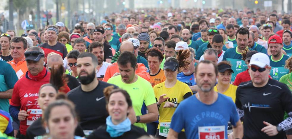 15K Valencia Abierta al Mar: Marea de atletas a la estela de Ahouchar y Zitane