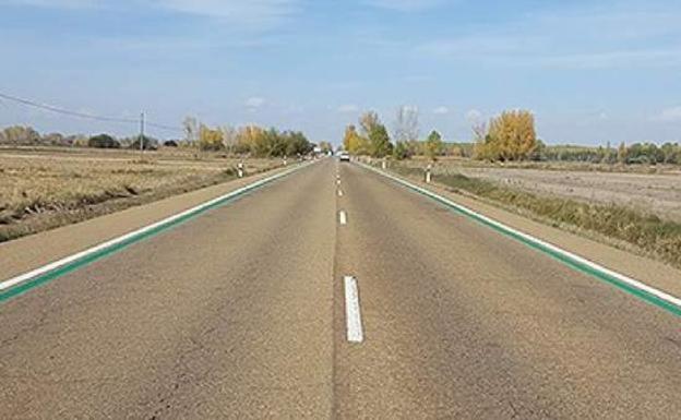 Las líneas verdes que ha pintado la DGT en varias carreteras españolas