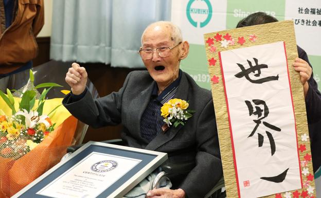 Fallece en Japón a los 112 años el hombre más viejo del mundo