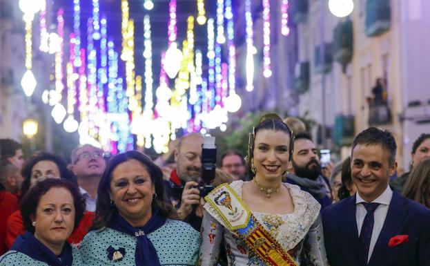 La falla Cuba-Puerto Rico gana el concurso de calles iluminadas de la Junta Central Fallera 2020