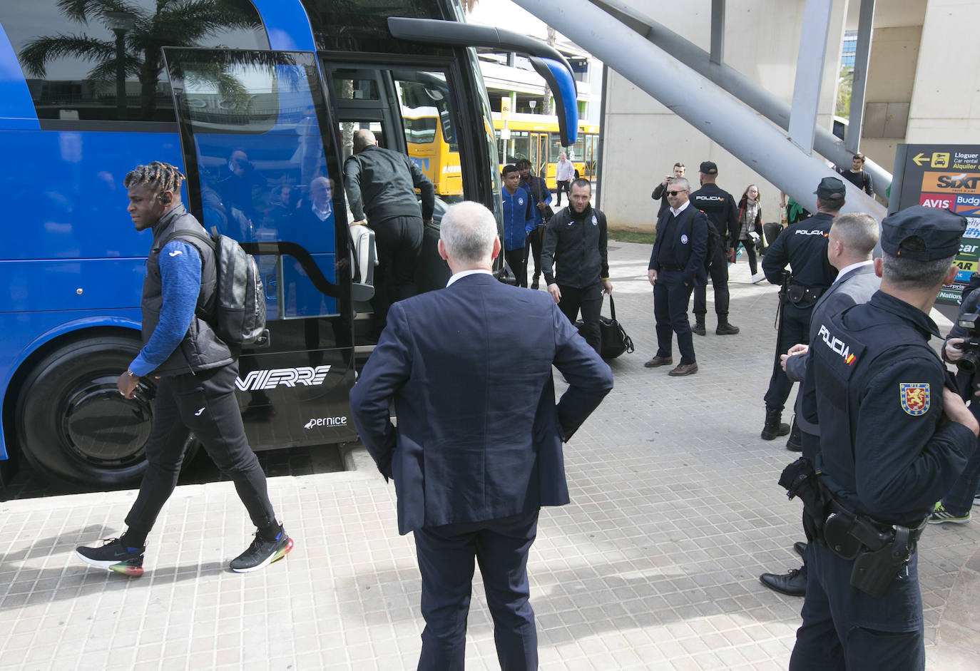 El Atalanta de Bérgamo llega a Valencia