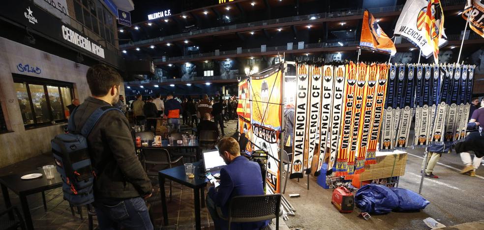 El derbi del sábado en Mestalla, suspendido