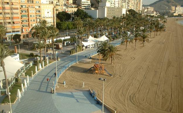 Alicante detecta un antiguo oleoducto bajo el paseo de El Postiguet