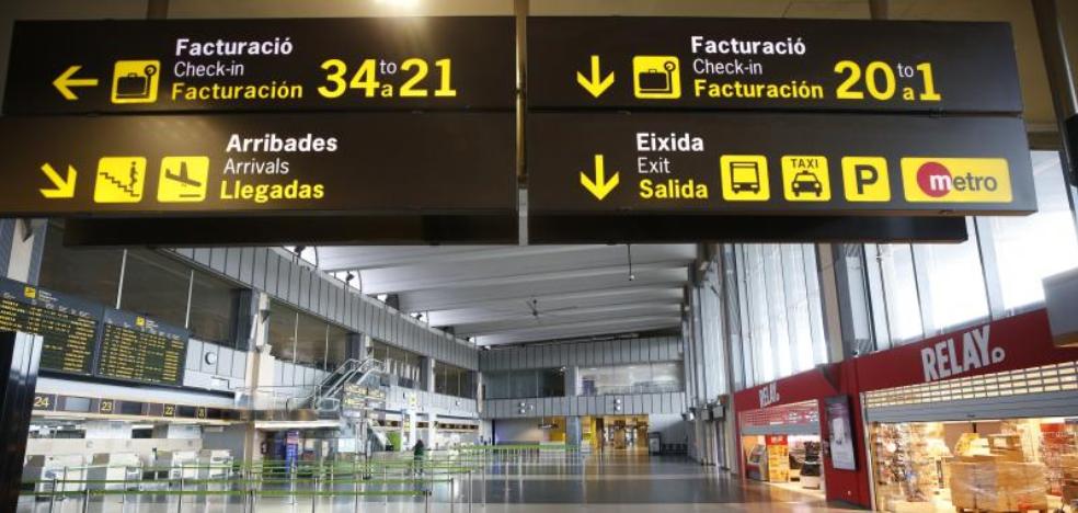 El aeropuerto se queda sin vuelos por primera vez
