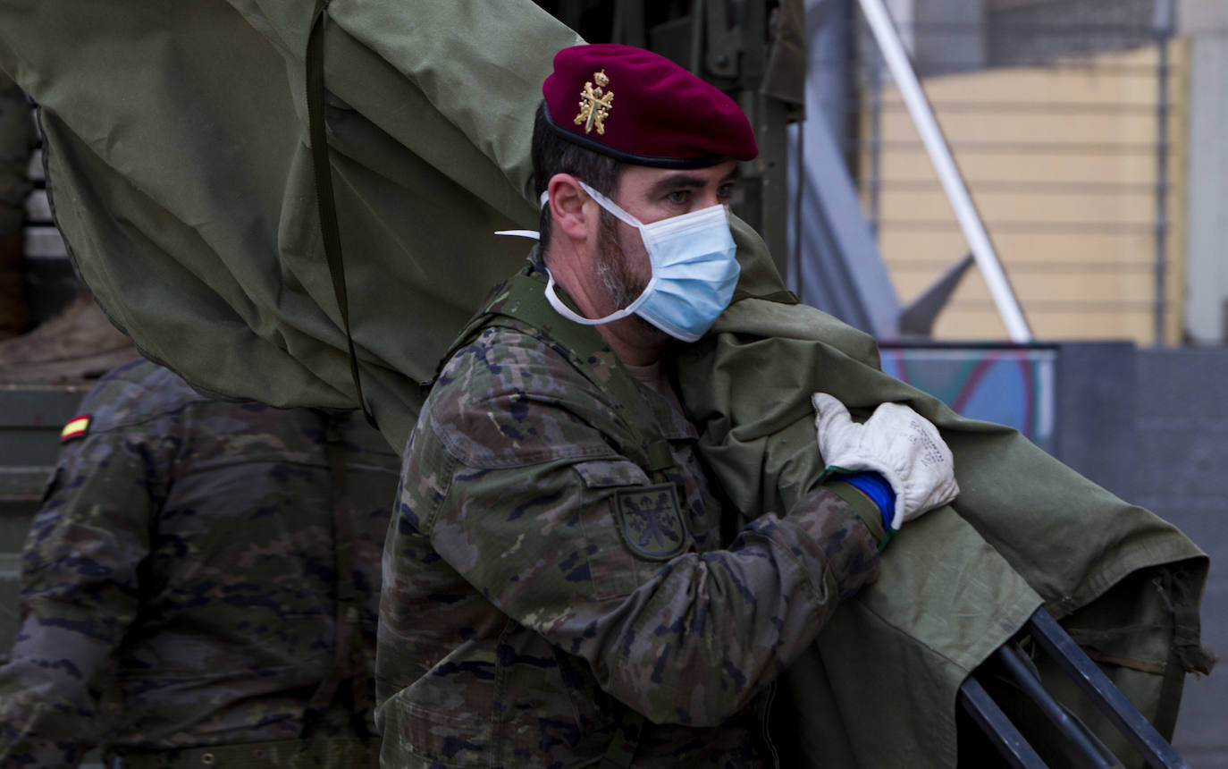 El polideportivo del Cabanyal se convierte en un albergue para personas sin recursos