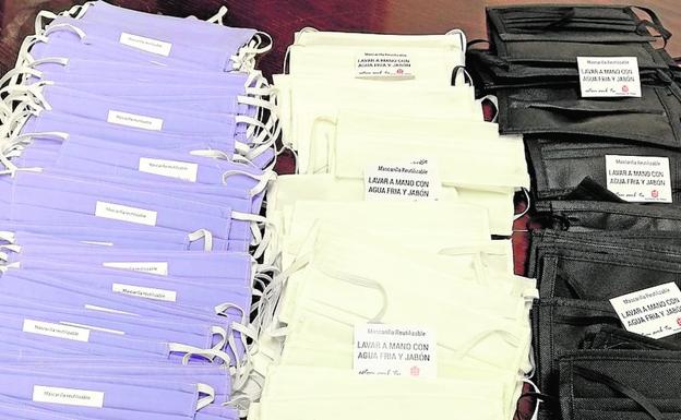 Distribuye 18.000 protectores faciales más para la población