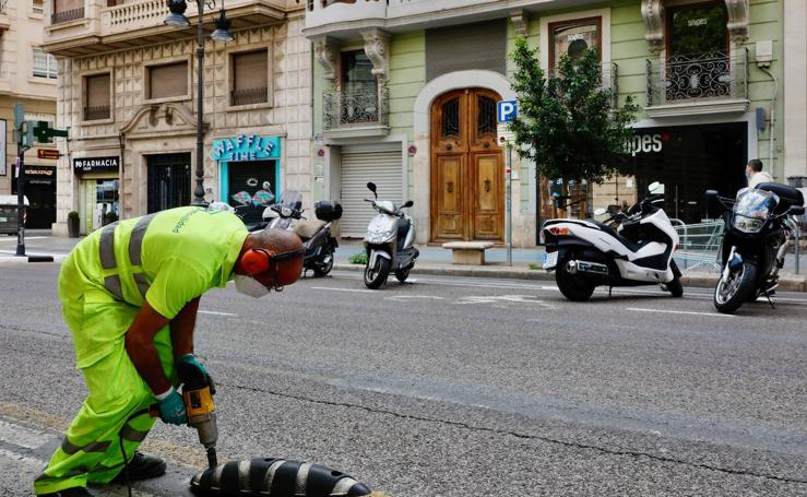 El cierre al tráfico de la plaza del Ayuntamiento de Valencia cambiará otras seis calles del centro