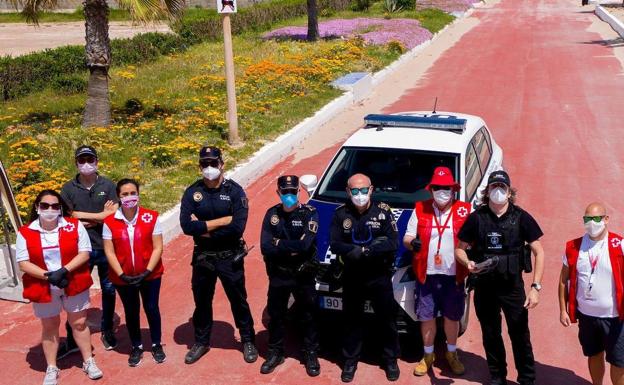 El Puig vigila sus playas con la ayuda de drones