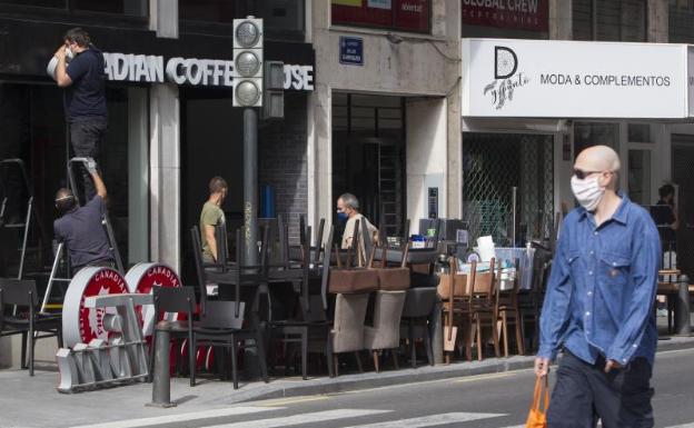 El Consistorio prevé suspender la tasa a terrazas tras la crisis sanitaria