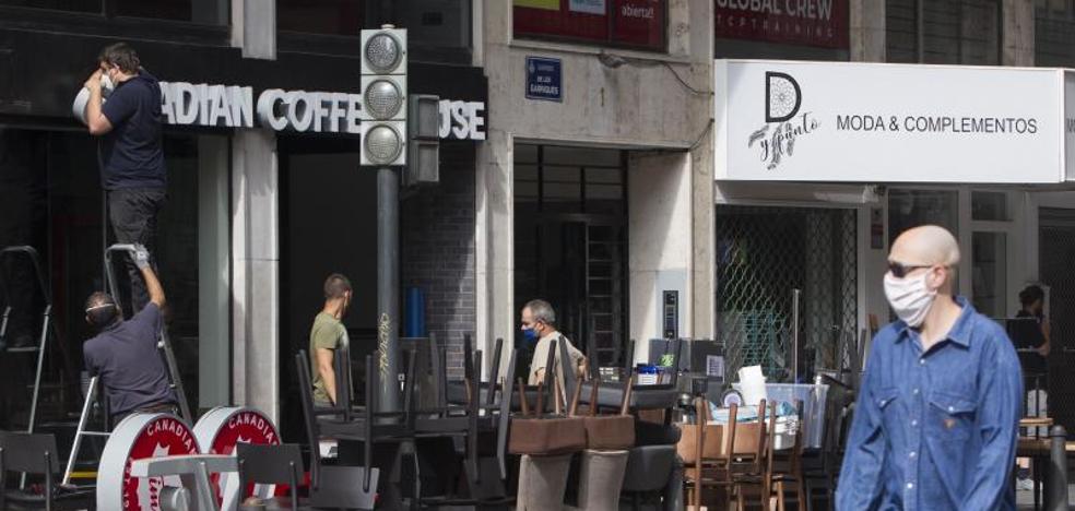 El Consistorio prevé suspender la tasa a terrazas tras la crisis sanitaria