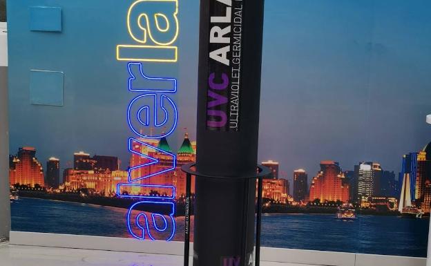 Rayos ultravioleta para desinfectar edificios públicos en Benifairó