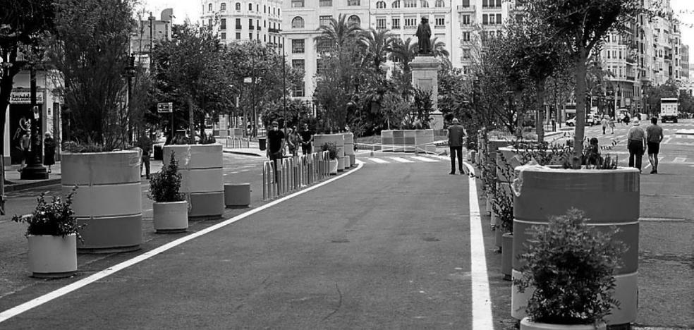 La plaza de las ruedas verdes
