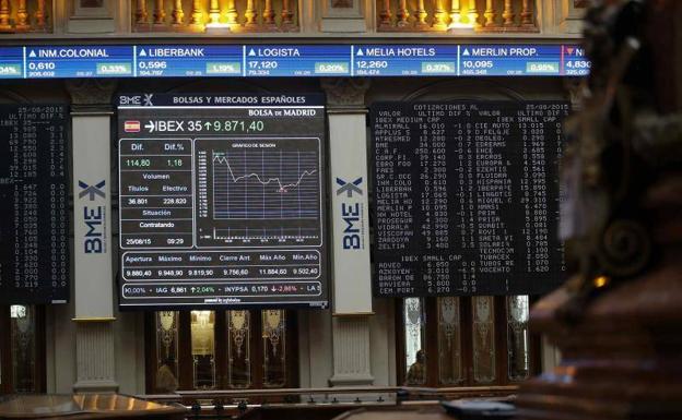 El Ibex-35 pierde un 1,63% al cierre por el miedo a nuevas oleadas de coronavirus