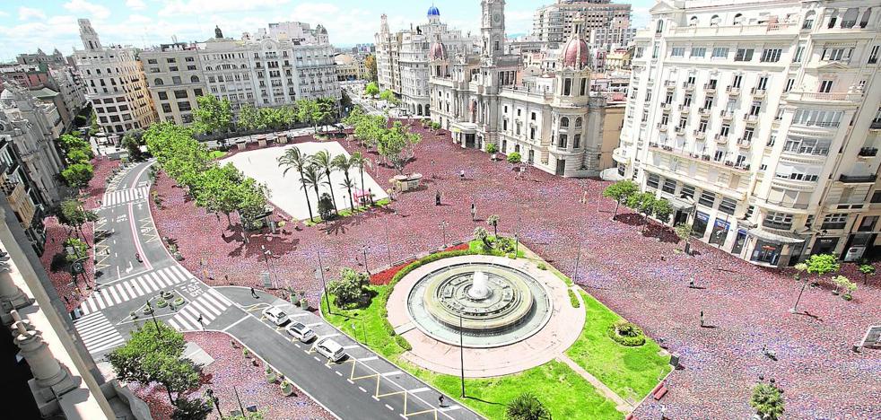 La 'plaza roja' de Valencia