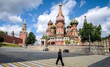 Moscú, solitaria e impactante