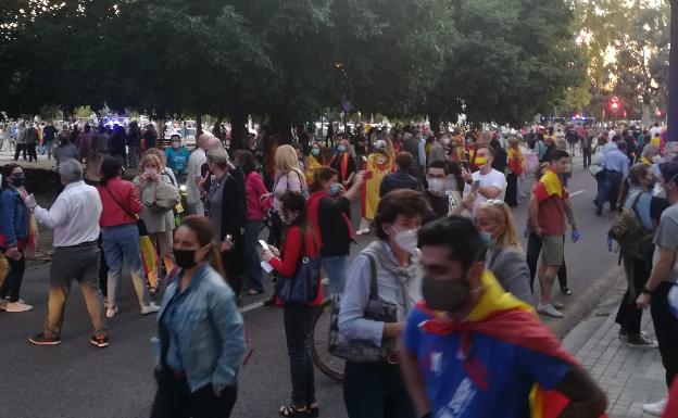 Nuevas protestas contra el Gobierno en el paseo de la Alameda