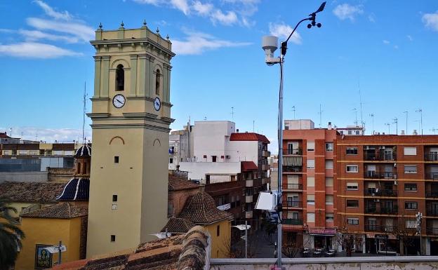 Alaquàs instala receptores para medir de la calidad del aire y las condiciones climáticas