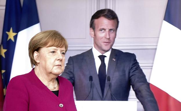 Merkel y Macron plantean reactivar Europa con un fondo de 500.000 millones sin reembolso