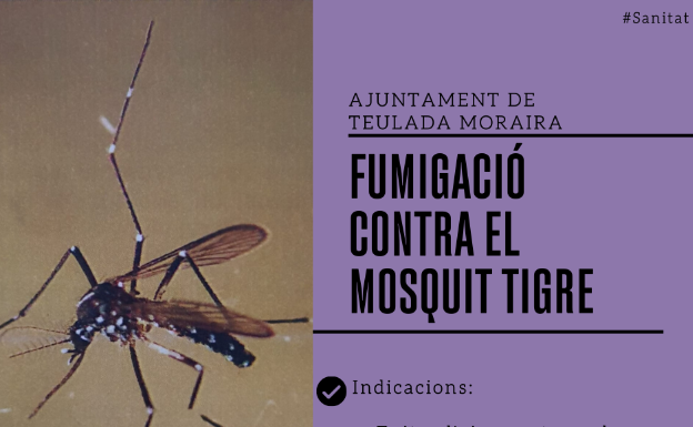 Teulada Moraira empieza a fumigar para evitar la presencia del mosquito tigre