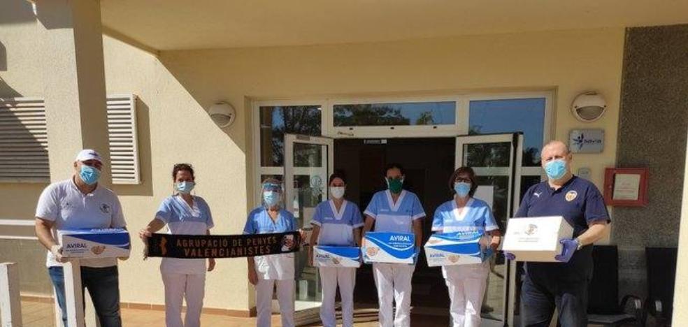 La Agrupación reparte solidaridad entre las residencias
