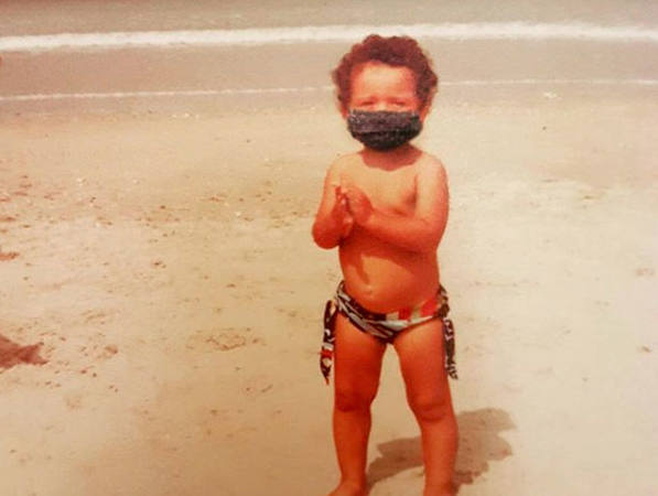 Las fotografías de la infancia de los políticos con mascarilla