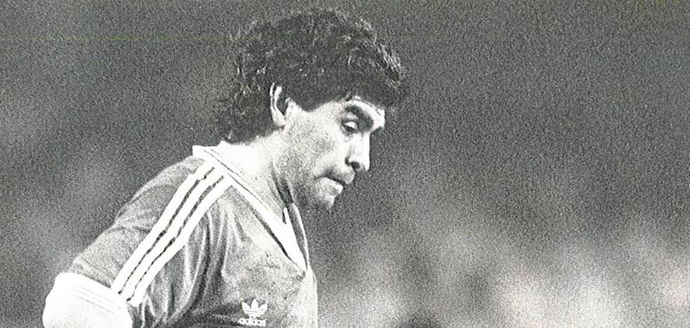 El idilio de Maradona con Valencia