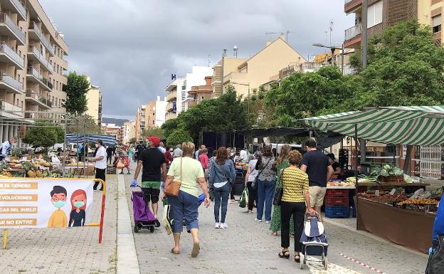 Dénia alternará el punto de acceso al mercado de fruta de forma quincenal y este viernes será por el cruce con Diana